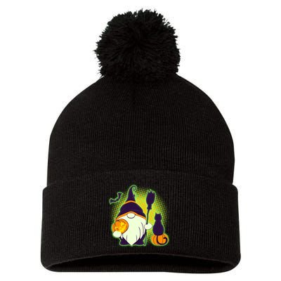 Cute Funny Halloween Gnome Pom Pom 12in Knit Beanie