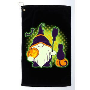 Cute Funny Halloween Gnome Platinum Collection Golf Towel