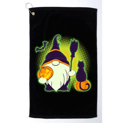 Cute Funny Halloween Gnome Golf Towel
