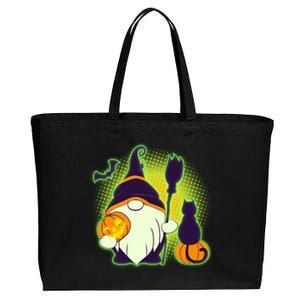 Cute Funny Halloween Gnome Cotton Canvas Jumbo Tote