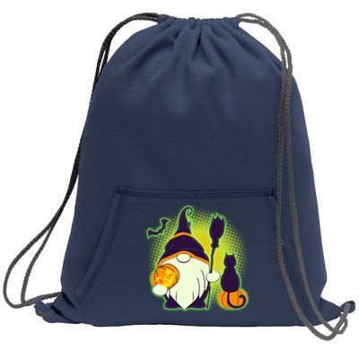 Cute Funny Halloween Gnome Sweatshirt Cinch Pack Bag