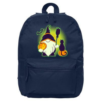 Cute Funny Halloween Gnome 16 in Basic Backpack