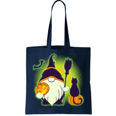 Cute Funny Halloween Gnome Tote Bag