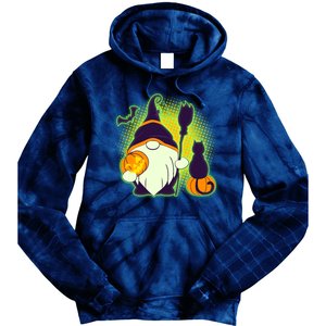 Cute Funny Halloween Gnome Tie Dye Hoodie