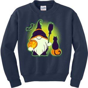 Cute Funny Halloween Gnome Kids Sweatshirt