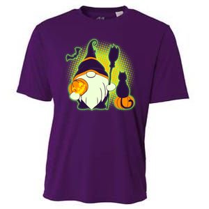 Cute Funny Halloween Gnome Cooling Performance Crew T-Shirt