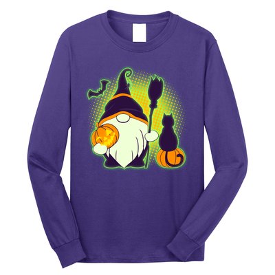 Cute Funny Halloween Gnome Long Sleeve Shirt