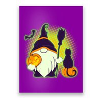 Cute Funny Halloween Gnome Poster