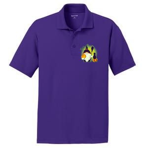 Cute Funny Halloween Gnome PosiCharge RacerMesh Polo