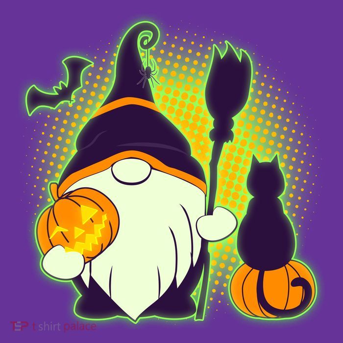 Cute Funny Halloween Gnome Trucker Hat