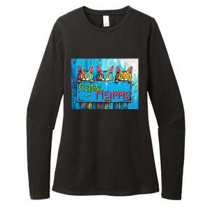 Cats For Harris Vibrant Kitten Campaign Support Womens CVC Long Sleeve Shirt