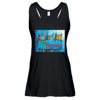 Cats For Harris Vibrant Kitten Campaign Support Ladies Essential Flowy Tank