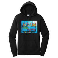 Cats For Harris Vibrant Kitten Campaign Support Women's Pullover Hoodie