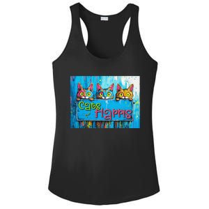 Cats For Harris Vibrant Kitten Campaign Support Ladies PosiCharge Competitor Racerback Tank