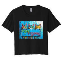 Cats For Harris Vibrant Kitten Campaign Support Women's Crop Top Tee