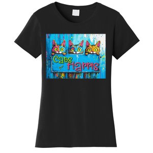 Cats For Harris Vibrant Kitten Campaign Support Women's T-Shirt