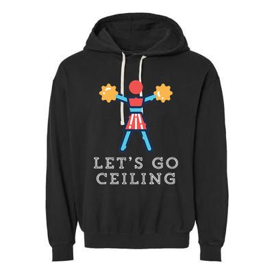 Ceiling Fan Halloween Costume Funny Pun Last Minute Lazy Garment-Dyed Fleece Hoodie