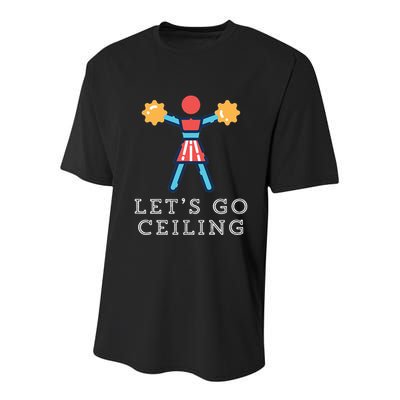 Ceiling Fan Halloween Costume Funny Pun Last Minute Lazy Youth Performance Sprint T-Shirt