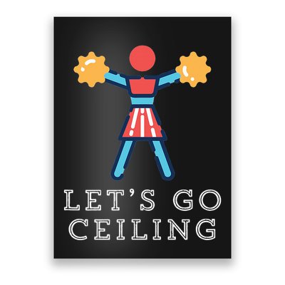 Ceiling Fan Halloween Costume Funny Pun Last Minute Lazy Poster