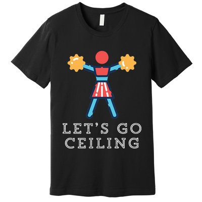 Ceiling Fan Halloween Costume Funny Pun Last Minute Lazy Premium T-Shirt
