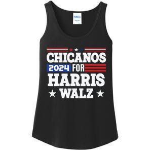 Chicanos For Harris Walz 2024 Presidential Election Kamala Ladies Essential Tank