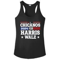 Chicanos For Harris Walz 2024 Presidential Election Kamala Ladies PosiCharge Competitor Racerback Tank