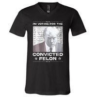 Convicted Felon IM Voting Convicted V-Neck T-Shirt