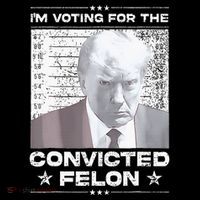 Convicted Felon IM Voting Convicted Drawstring Bag