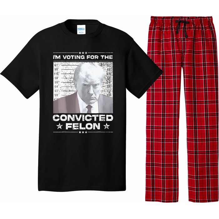 Convicted Felon IM Voting Convicted Pajama Set