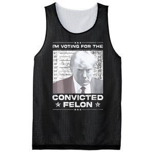 Convicted Felon IM Voting Convicted Mesh Reversible Basketball Jersey Tank