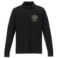 Cheers Fckers Irish Beer Drinking Saint Patricks Day Funny Funny Gift Performance Long Sleeve Polo