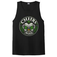 Cheers Fckers Irish Beer Drinking Saint Patricks Day Funny Funny Gift PosiCharge Competitor Tank