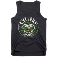 Cheers Fckers Irish Beer Drinking Saint Patricks Day Funny Funny Gift Tank Top