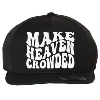 Christian Faith in Christ Quote Christmas Saying Believe Wool Snapback Cap