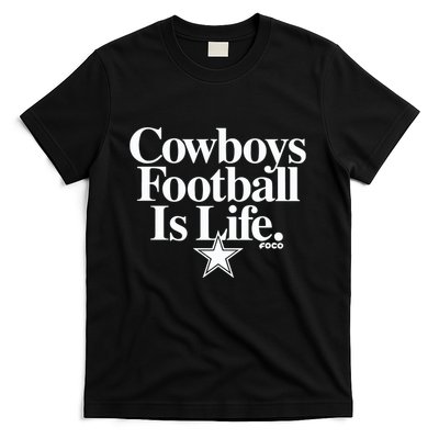 Cowboys Football Is Life Foco T-Shirt