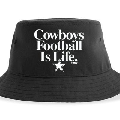 Cowboys Football Is Life Foco Sustainable Bucket Hat