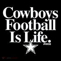 Cowboys Football Is Life Foco Tank Top