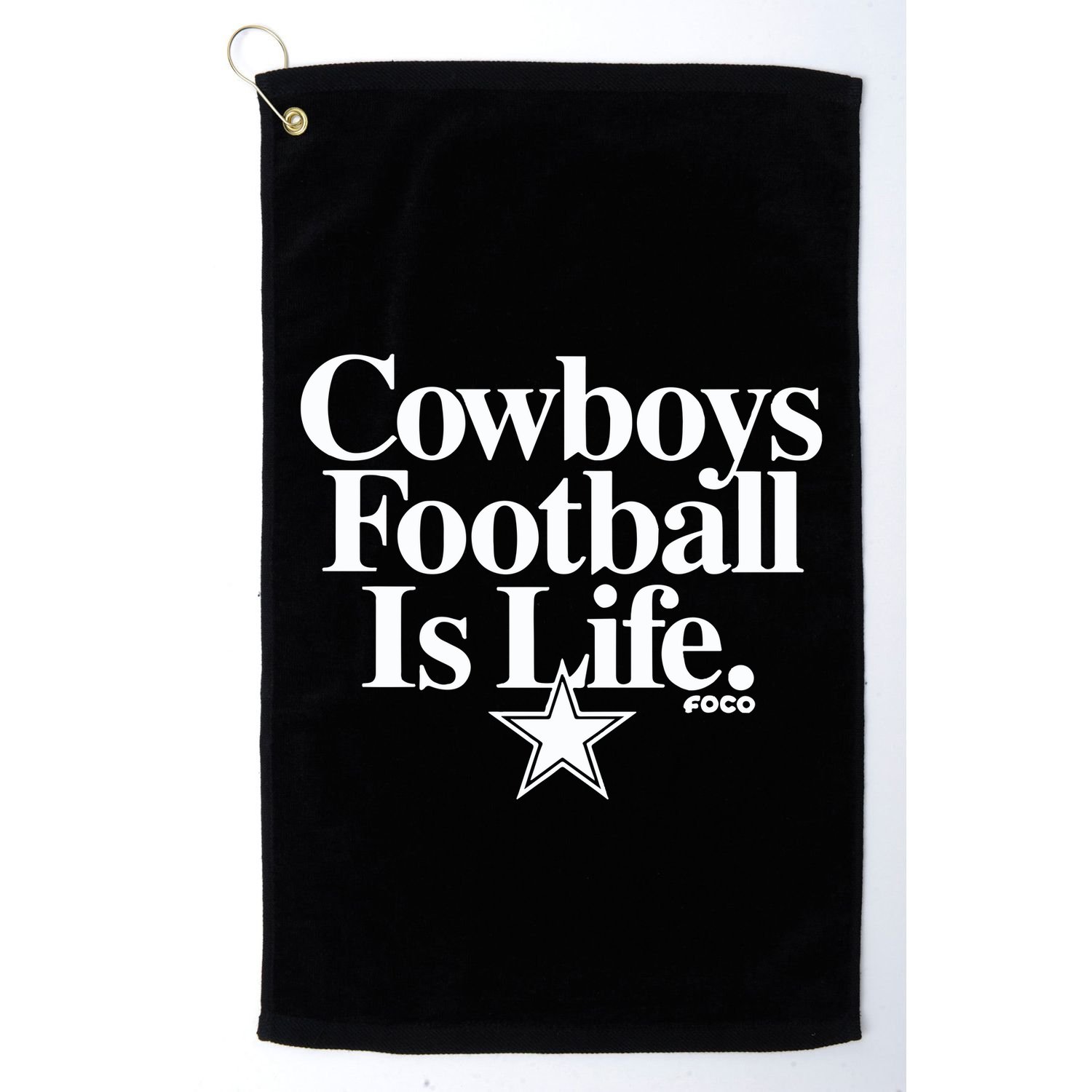 Cowboys Football Is Life Foco Golf Towel