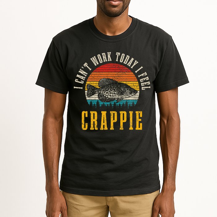 Crappie Fishing I CanT Work Today I Feel Crappie Funny Fish Tall T-Shirt