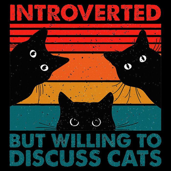 Cat Funny Introverted But Willing To Discuss Cats 16 in Basic Backpack