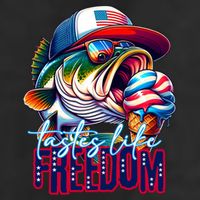 Cool Fish Ice Cream Taste Like Freedom 25L Jumbo Tote