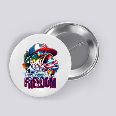 Cool Fish Ice Cream Taste Like Freedom Button