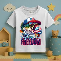 Cool Fish Ice Cream Taste Like Freedom Toddler T-Shirt