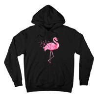 Cute Flamingo I Love You ASL American Sign Language Tall Hoodie