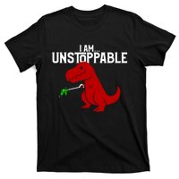 Cute & Funny I Am Unstoppable TRex Dinosaur T-Shirt