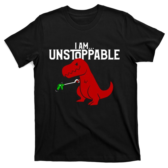 Cute & Funny I Am Unstoppable TRex Dinosaur T-Shirt