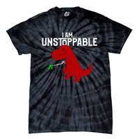 Cute & Funny I Am Unstoppable TRex Dinosaur Tie-Dye T-Shirt