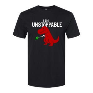 Cute & Funny I Am Unstoppable TRex Dinosaur Softstyle CVC T-Shirt