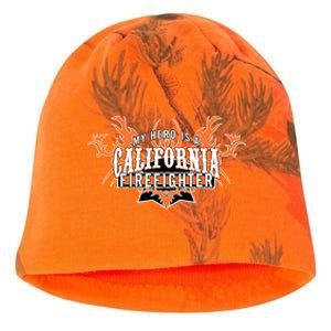 California Firefighter Is My Hero Fire Rescue Gift Kati - Camo Knit Beanie