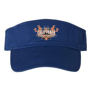 California Firefighter Is My Hero Fire Rescue Gift Valucap Bio-Washed Visor